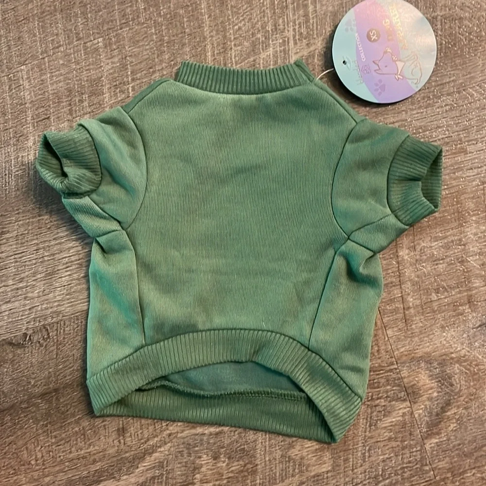 Blended Clothing Inc. Beatles Let It Be Boho Floral 60s Green Sweatshirt size XS